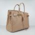 Hermes Birkin 6089 Handbag Lizard Leather Khaki