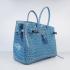 Hermes Birkin 6089 Ladies Blue Handbag