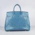 Hermes Birkin 6089 Ladies Blue Handbag