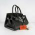 Hermes Birkin 6109 Ladies Handbag Black HM08500