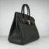 Cheap Hermes Birkin 6089 Handbag Cow Leather Black