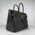 Cheap Hermes Birkin 6089 Handbag Cow Leather Black