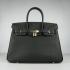 Cheap Hermes Birkin 6089 Handbag Cow Leather Black