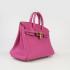 Hermes Birkin 6068 Cow Leather Purple Handbag