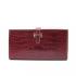 Cheap Hermes Wallet H1114 Wallet Crocodile Red