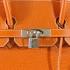 Cheap Hermes Birkin HB35 Ladies Cow Leather Orange Handbag