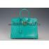 Hermes Birkin 35 Crocodile Leather Lagoon 608054