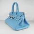 Replica Hermes Birkin 6109 Cow Leather Blue