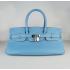 Replica Hermes Birkin 6109 Cow Leather Blue