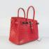 Hermes Birkin 6088 Ladies Crocodile Red Handbag HM09058