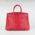 Hermes Birkin 6088 Ladies Crocodile Red Handbag HM09058