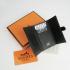 Hermes Wallet H022 Accessory Cow Leather Black