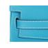 Hermes Original leather HK35 2way Lambskin Blue Handbag