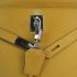 Hermes Kelly 6308 2way Cow Leather Yellow Handbag