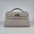 Hermes Clutches H008 Ladies Cow Leather Grey Bag