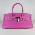 Hermes Birkin 6109 Handbag Cow Leather Purple