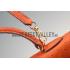 Replica Hermes Kelly 32 Orange Ostrich Leather 607480