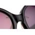 Cheap Hermes Oversized Round Frame Black Sunglasses 308097