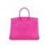 Hermes Original leather HB35 Ladies Pink Handbag