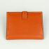 Hermes Wallet H009 Wallet Cow Leather Orange Replica