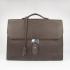 Hermes Briefcases 2813 Unisex Briefcase Coffee Replica