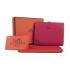 Hermes Wallet H006 Cow Leather Red