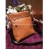 Hermes Mens Shoulder Bag Leather Brown