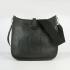 Hermes Evelyne 6309 Ladies Cow Leather Black Handbag Replica