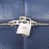 Hermes Bowling H2802 Lambskin Blue Handbag