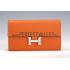 Hermes Constance Long Wallet Orange 608080