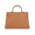 Hermes Kelly 1024 Ladies Cow Leather Coffee Handbag