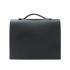 Hermes Briefcases H1048 Unisex Cow Leather Black