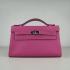 Cheap Hermes Clutches H008 Cow Leather Pink Handbag Replica