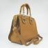 Hermes  bags 60669 2way Lambskin Coffee