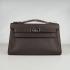 Hermes Clutches H008 Cow Leather Coffee Handbag