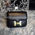 Hermes Constance Genuine Leather Black Bag