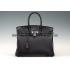 Hermes Birkin 35 Black/Pink Lining 607486