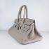 Hermes Birkin 6109 Ladies Cow Leather Grey Handbag Replica