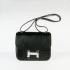 Hermes Constance H107 Ladies Cow Leather Black Handbag