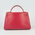 Hermes Kelly 6108 2way Crocodile Red Handbag