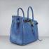 Hermes Birkin 6088 Handbag Ostrich Skin Blue