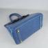 Hermes Birkin 6088 Handbag Ostrich Skin Blue