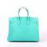 Cheap Hermes Original leather HB35 Ladies Lambskin Green