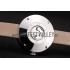 Hermes  MOP Dial White Elongated Leather Strap