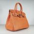 Hermes Birkin 6088 Ostrich Skin Orange Handbag