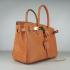 Hermes Birkin 6088 Ostrich Skin Orange Handbag