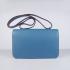 Cheap Hermes Constance H020 Ladies Cow Leather Blue Bag