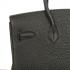 Hermes Original leather HB30 Ladies Handbag Black