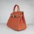 Hermes Birkin 6088 Ladies Handbag Orange Replica