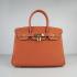 Hermes Birkin 6088 Ladies Handbag Orange Replica